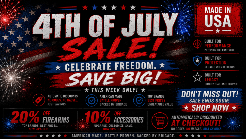 Brigade Manufacturing 4th of July Day Sale
