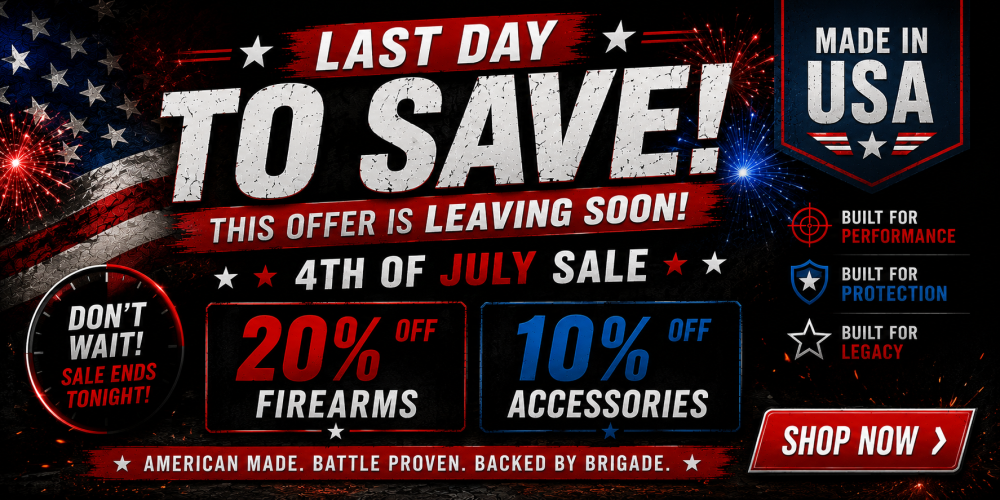 Brigade Manufacturing 4th of July Day Sale