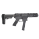 BM-9 Pistol 9mm Forged Receiver  6.5" Barrel SBA3 Tactical Brace 5" M-Lok Rail Mini Can 