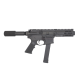 BM-9 Pistol 9mm Forged Receiver  6.5" Barrel Padded Pistol Buffer Tube 5" M-Lok Rail Mini Can 