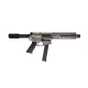 BLEM 9mm Forged 9" Cerakote Tungsten Barrel Pistol Buffer Tube Padded Tube Cap 8" Rail Mini Can