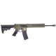 BM-22LR Forged Rifle 16" Barrel Adjustable Standard Stock 10" U-LOK Rail with A2 Flash Hider -Cerakote OD Green