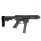 BM-9 Pistol 9mm Forged Receiver  6.5" Barrel SBA3 Tactical Brace 5" U-lok Rail Mini Can 