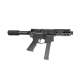 BM-9 Pistol 9mm Forged Receiver  6.5" Barrel Padded Pistol Buffer Tube 5" U-Lok Rail Mini Can