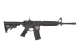 BM-M4 5.56 Forged Receiver, Cerakote Armor Black, 14.5" Barrel Adjustable Stock, A2 pistol grip, and flip-up rear sights, Delta ring with A-post, A2 Flash Hider