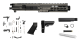 Completed upper in 9mm 7.5" Barrel SBA3 Tactical Brace 7" Rail With Mini Can and Lower Parts Kit -Cerakote Tungsten
