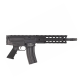 MK-15 Pistol 5.56 Billet Receiver 10.5" Short Stroke Piston, 9" Quad Rail 3 Prong Flash Hider