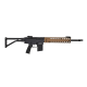 Makasi Rifle Billet Receiver 5.56 16" Barrel, Folding Stock 12" Quad Rail, MBUS Sights, SI Furniture-Cerakote Midnight Bronze