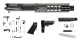 Brigade BM-9 AR9 PCC 9mm Complete Upper Build Kit- Forged AR Receiver 9.5" Barrel 8" U-lok Rail Tungsten SBA3 Brace and LPK