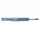 BM-22LR Completed Forged Upper 16" Barrel, 10" U-LOK Rail with Flash Hider-Cerakote Titanium Blue