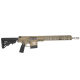 BM-10LR Rifle 308 Billet Receiver 16" Barrel Ambidextrous B5 Bravo Stock  TYPE 22 P-GRIP 15" M-Lok Rail Muzzle Brake-Cerakote FDE